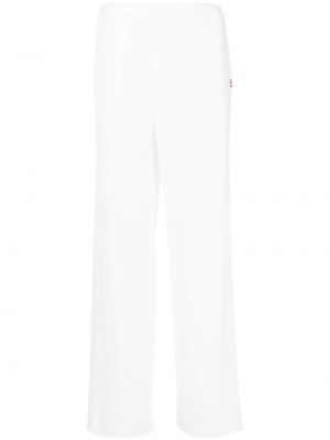 Kašmírové rovné kalhoty Extreme Cashmere bílé