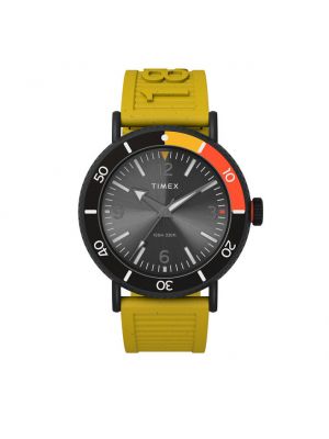 Желтые часы Timex