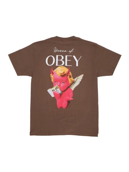 T-shirt Obey braun