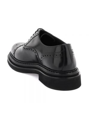 Zapatos oxford de cuero Dolce & Gabbana negro
