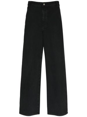 Straight fit džíny s nízkým pasem Khaite černé