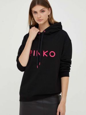 Pamučna hoodie s kapuljačom Pinko