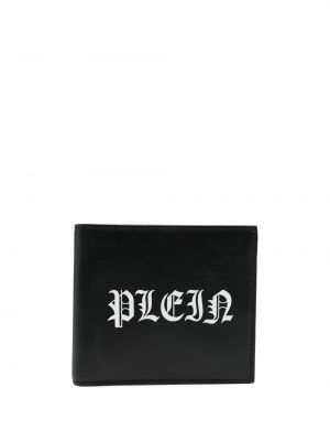 Usnjena denarnica Philipp Plein črna