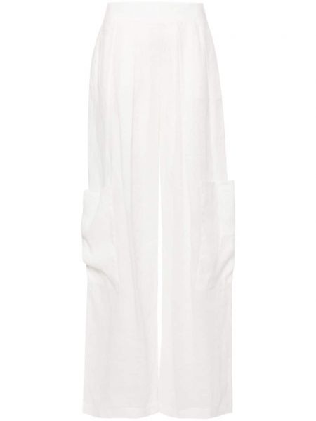 Παντελόνι με διαφανεια Ermanno Ermanno λευκό