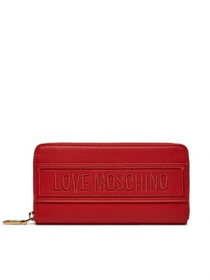 Rahakott Love Moschino punane