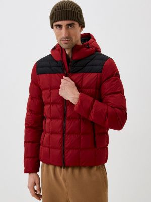 Утепленная демисезонная куртка Geox красная
