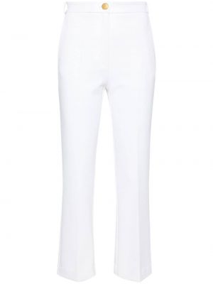 Панталон от креп Elisabetta Franchi бяло