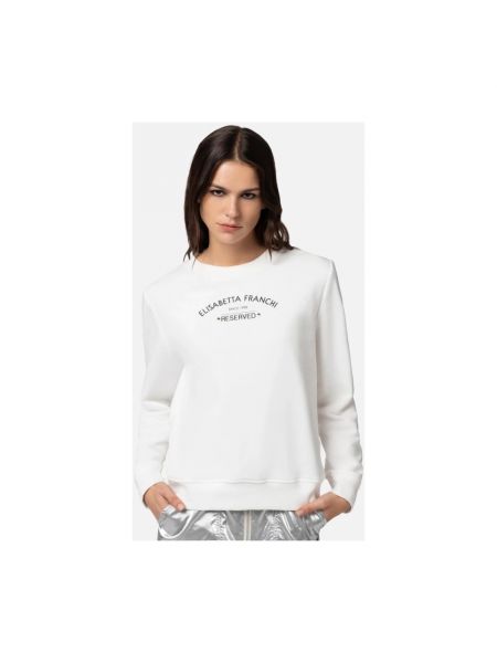 Sweatshirt mit print Elisabetta Franchi