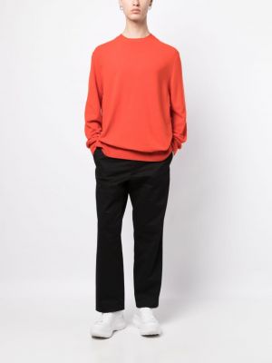 Chemise en laine col rond Comme Des Garçons Shirt orange