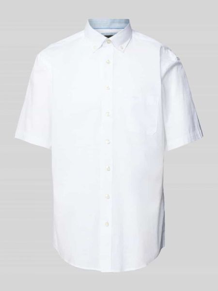 Koszula na guziki puchowa Fynch-hatton biała
