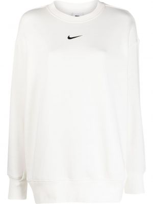 Oversized svetr Nike bílý