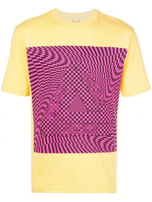 T-shirt à imprimé Palace jaune