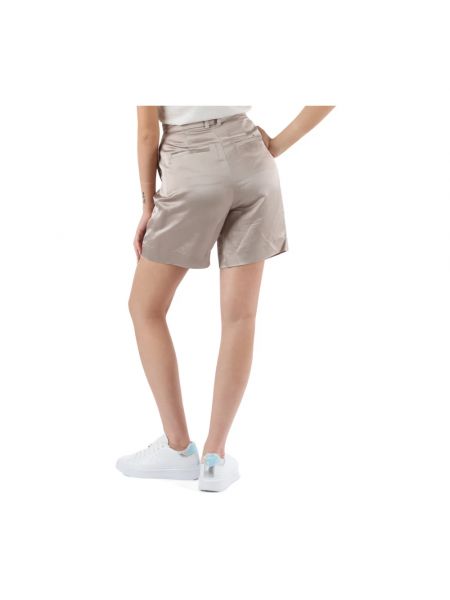 Pantalones cortos de raso de lino Calvin Klein