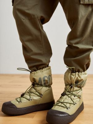Армейские ботинки Moon Boot зеленые
