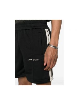 Pantalones cortos de tela jersey Palm Angels negro