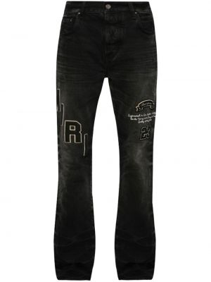 Distressed straight jeans Amiri schwarz