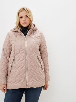 Утепленная демисезонная куртка Meltem Collection розовая