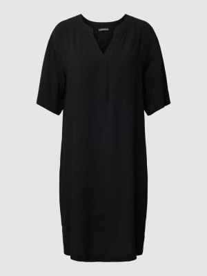 Sukienka midi z dekoltem w serek Montego czarna