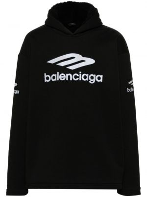 Džemperis su gobtuvu Balenciaga juoda