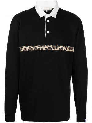 Camisa a rayas leopardo Mackintosh negro