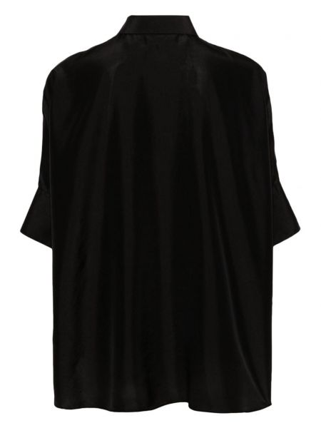 Hedvábná košile Antonelli černá