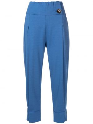 Pantaloni a vita alta Alcaçuz blu