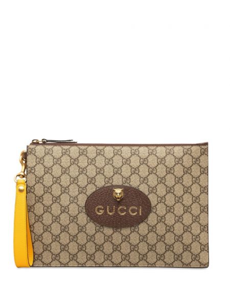 Retro clutch torbica Gucci Pre-owned smeđa