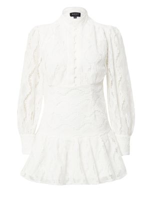 Μini φόρεμα Bardot λευκό