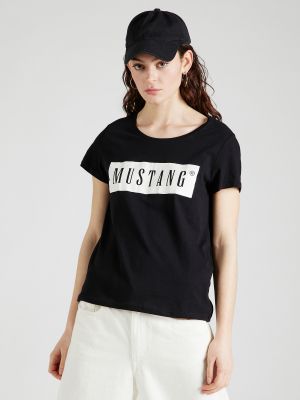T-shirt Mustang nero