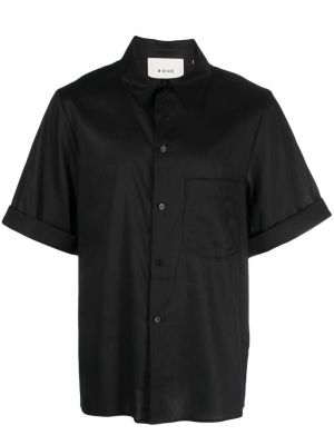 Košile z lyocellu Róhe černá