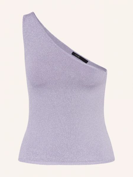 Трикотажная рубашка блузка Maje фиолетовая
