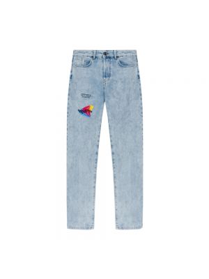 Straight jeans mit print Msftsrep