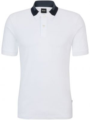 Poloshirt Boss hvid