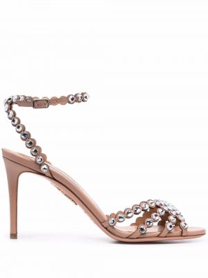 Aquazzura sandales Tequilla 85 mm rose