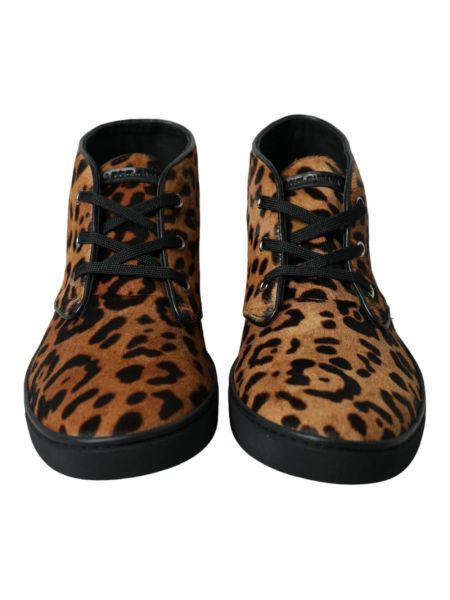 Zapatillas con estampado leopardo Dolce & Gabbana