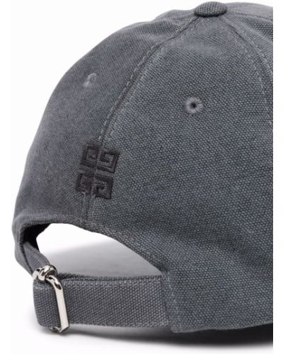 Siuvinėtas kepurė su snapeliu Givenchy pilka