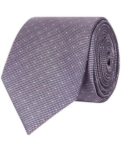 Krawat z jedwabiu Christian Berg Men, fioletowy