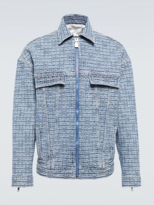 Giacca di jeans in tessuto jacquard Givenchy