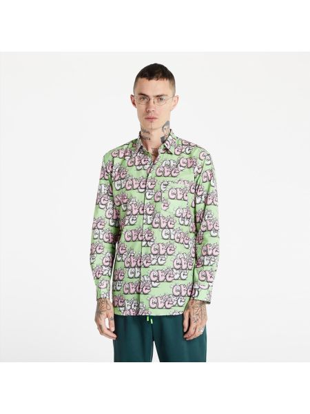 Плетеная рубашка Comme Des Garcons зеленая