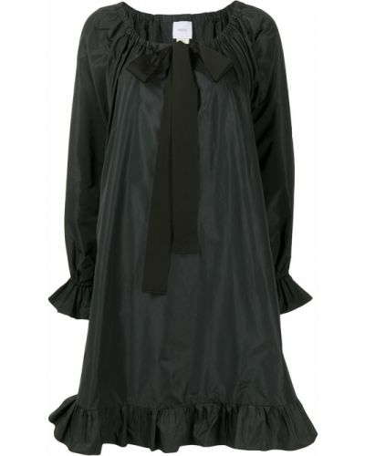 Vestido con lazo oversized Patou negro