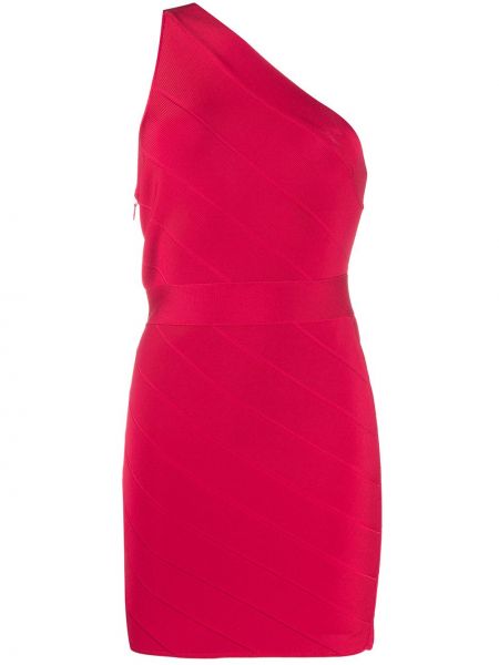 Mini vestido Hervé Léger rojo