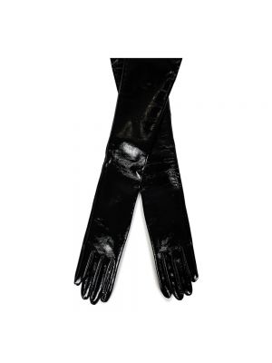 Rękawiczki Alexander Mcqueen czarne