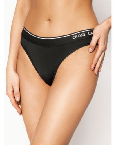 Stringi 000QF5743E Czarny Calvin Klein Underwear