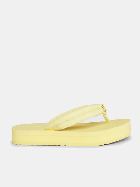Sandalias con plataforma Calvin Klein amarillo