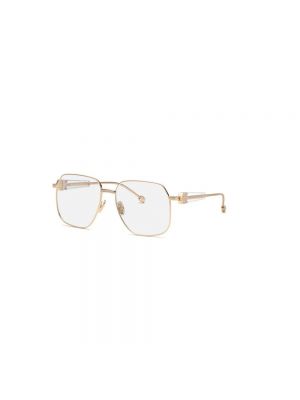 Okulary przeciwsłoneczne z różowego złota Philipp Plein