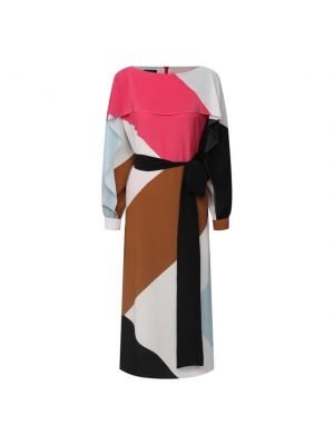 Шелковое платье Escada, розовое