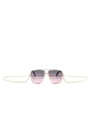 Spalvų gradiento rašto akiniai nuo saulės Marc Jacobs Eyewear auksinė