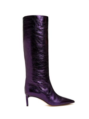 Кожаные ботинки Bettina Vermillon фиолетовые