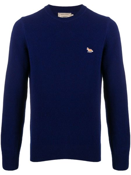 Jersey de tela jersey Maison Kitsuné azul
