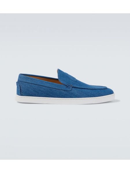 Slip on mokkasiinit Christian Louboutin sininen